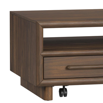 Picket House Furnishings - Perth 4-Drawer Coffee Table with Casters in Brown - T-16760-5-CT view 5