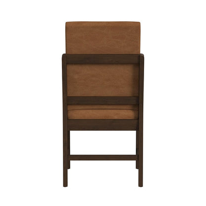 Picket House Furnishings -  Perth 6PC Standard Height Dining Set in Brown-Table, Four PU Chairs & Bench - D-16760-5-DT-6PC view 4
