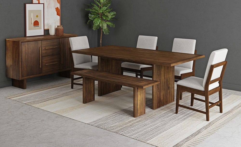 Picket House Furnishings -  Perth Dining Bench in Brown - D-16760-5-BN view 3