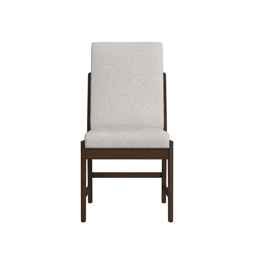 Picket House Furnishings -  Perth Dining Side Chair with Boucle Beige Fabric in Brown Set of 2 - D-16760-5-SC2 view 3