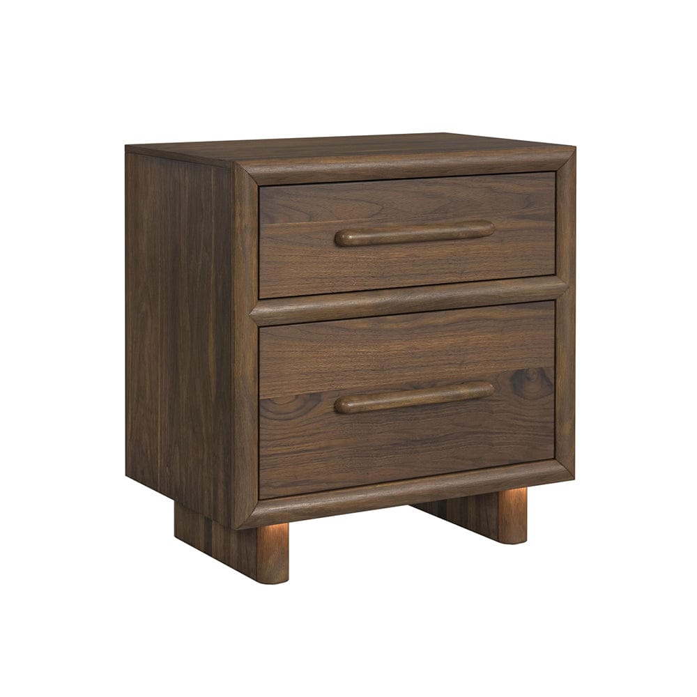 Picket House Furnishings -  Perth King UPH 5PC Bedroom Set with Boucle Beige and LED in Brown - B-16760-5-KUB-5PC view 5