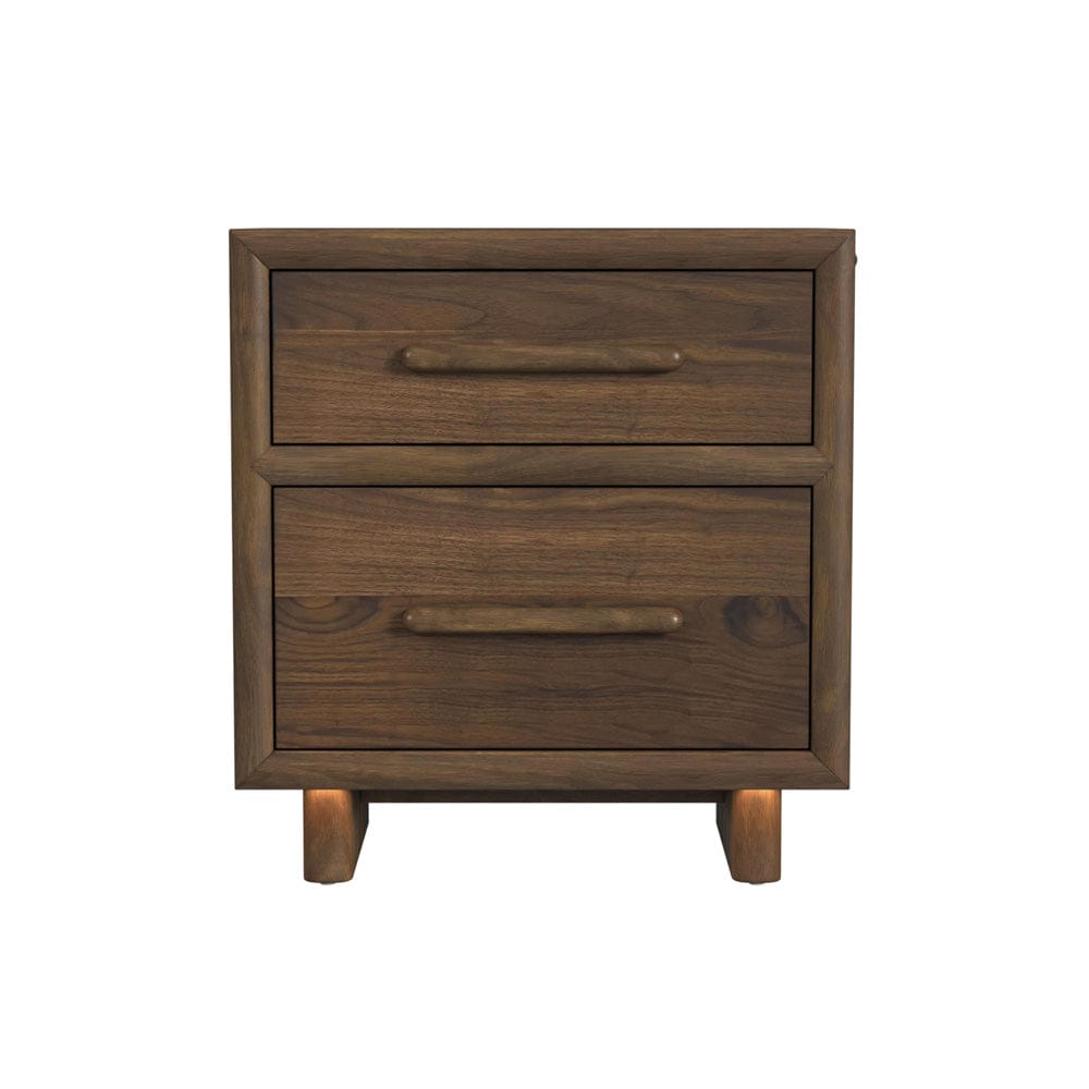 Picket House Furnishings -  Perth Nightstand with USBC and LED in Brown - B-16760-5-NS view 2