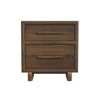 Picket House Furnishings -  Perth Nightstand with USBC and LED in Brown - B-16760-5-NS view 2