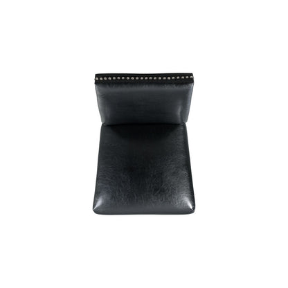 Picket House Furnishings - Pia Faux Leather Side Chair in Black (Set of 2) - DMI100SC veiw 7