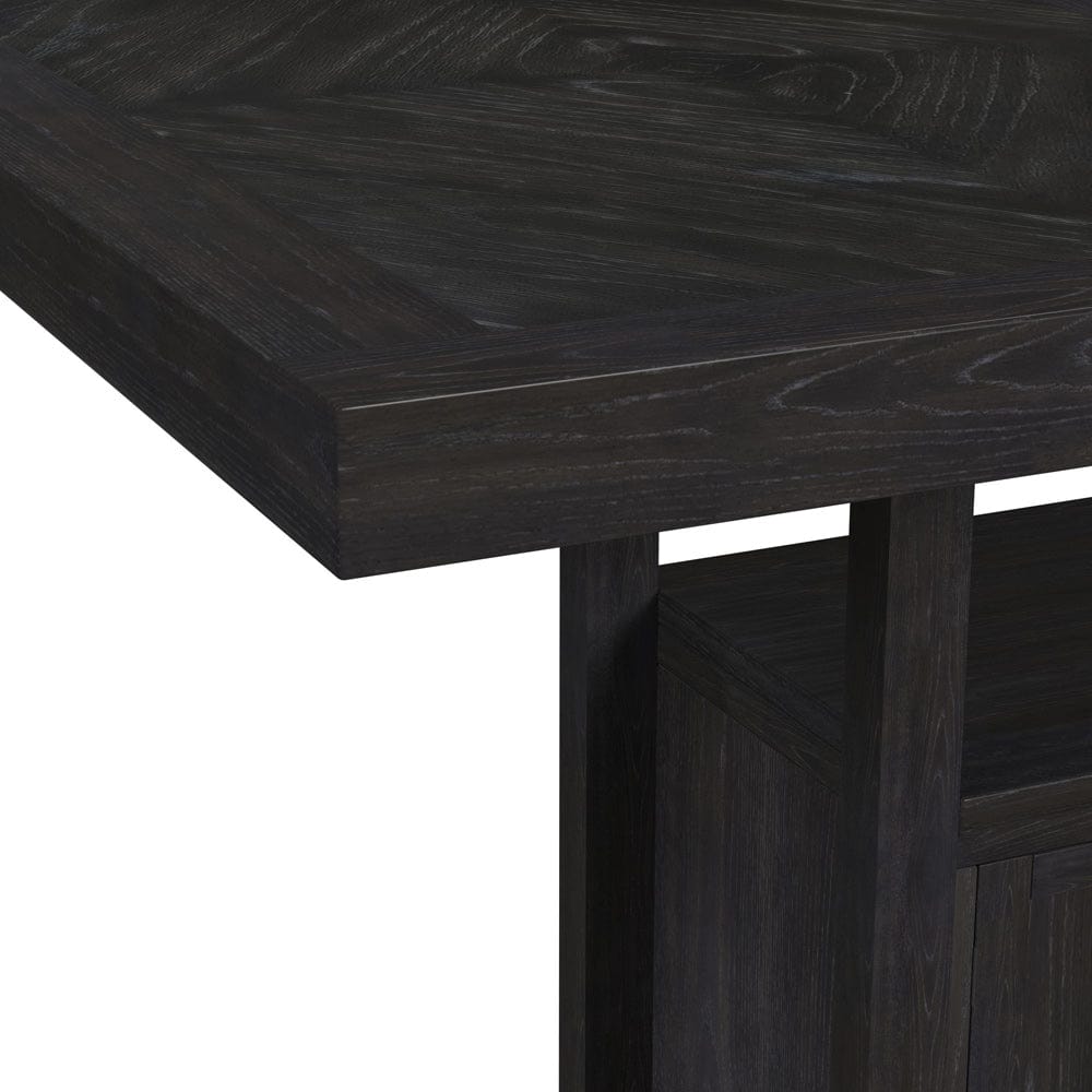 Picket House Furnishings - Pinnacle Counter Table with 20" Leaf in Charcoal - D-12980-3-CT view 2