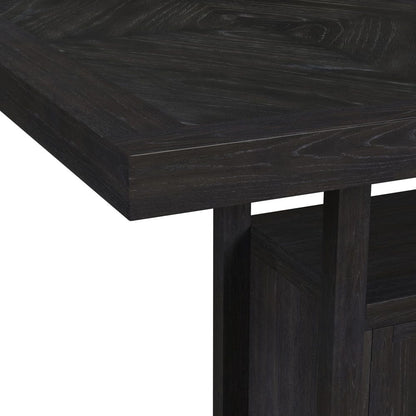 Picket House Furnishings - Pinnacle Counter Table with 20" Leaf in Charcoal - D-12980-3-CT view 2