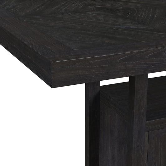 Picket House Furnishings - Pinnacle Counter Table with 20" Leaf in Charcoal - D-12980-3-CT view 2
