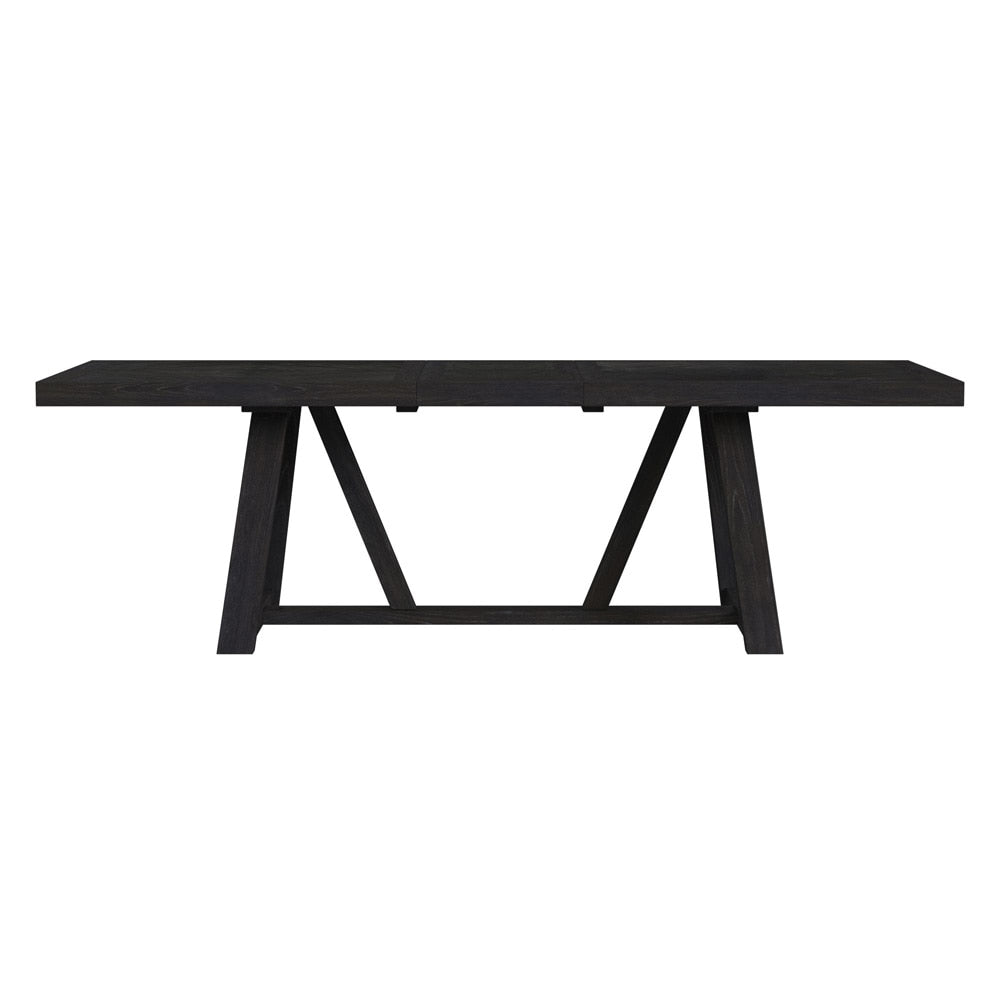 Picket House Furnishings - Pinnacle Dining Table with 22in Leaf in Charcoal - D-12980-3-DT veiw 2