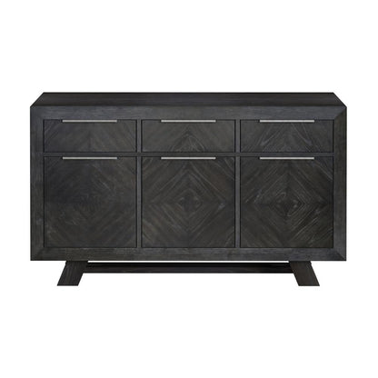Picket House Furnishings - Pinnacle Server in Charcoal - D-12980-3-SV veiw 2