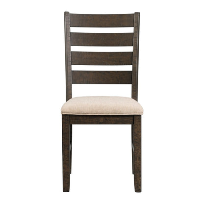 Picket House Furnishings - Powell 7Pc Dining Set Table And Six Chairs in Dark Walnut - DBR1007DS veiw 6