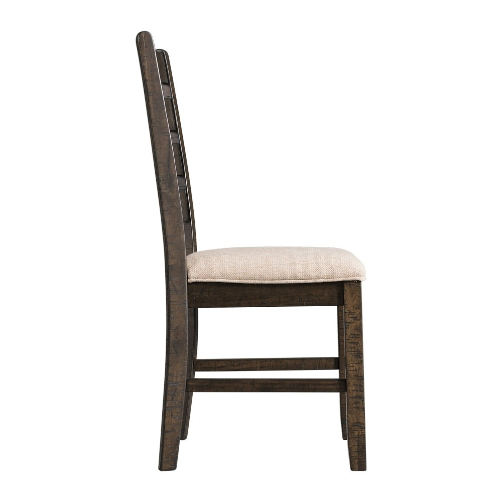 Picket House Furnishings - Powell 7Pc Dining Set Table And Six Chairs in Dark Walnut - DBR1007DS veiw 7