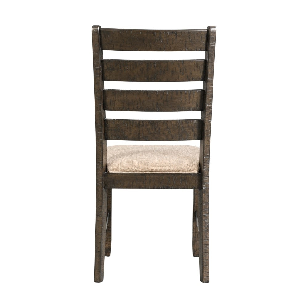 Picket House Furnishings - Powell 7Pc Dining Set Table And Six Chairs in Dark Walnut - DBR1007DS veiw 8