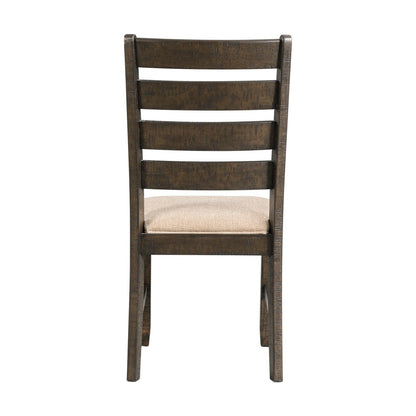 Picket House Furnishings - Powell 7Pc Dining Set Table And Six Chairs in Dark Walnut - DBR1007DS veiw 8