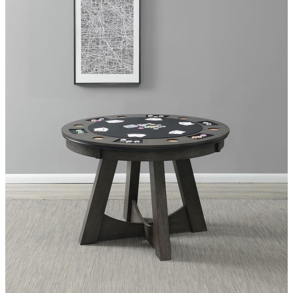 Picket House Furnishings - Princeton Round Game Table - GTPR100GT veiw 3