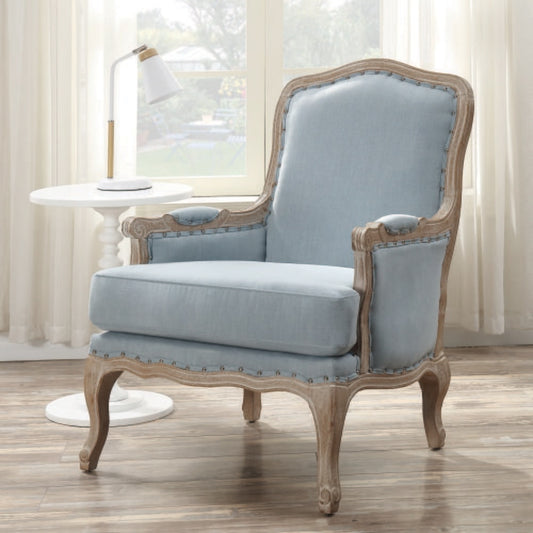 Picket House Furnishings - Regal Accent Chair in Light Blue - UAZ547100G veiw 1
