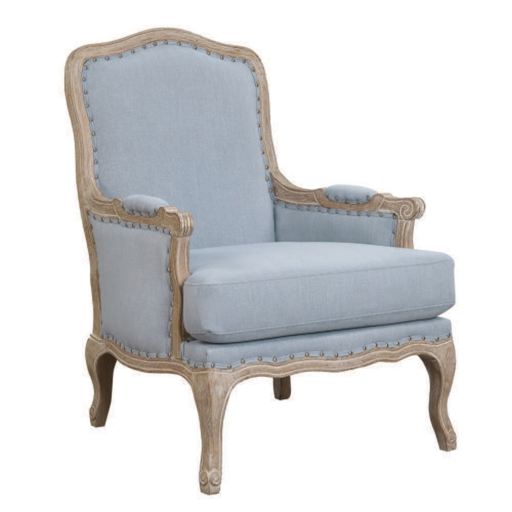 Picket House Furnishings - Regal Accent Chair in Light Blue - UAZ547100G veiw 2