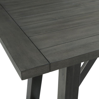 Picket House Furnishings - Regan 6PC Dining Set in Gray-Table, 4 Side Chairs & Bench - DRN3006DS veiw 10