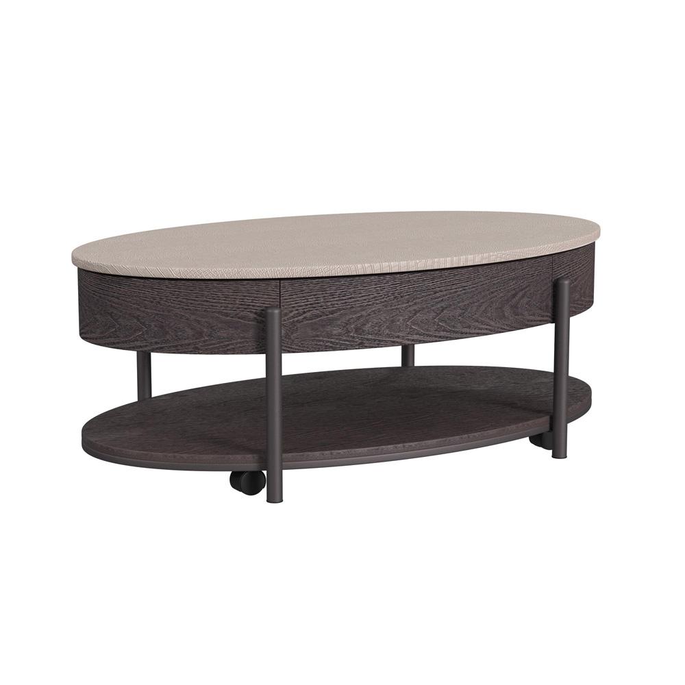 Picket House Furnishings -  Reverie Lift Top Coffee Table in White and Brown - T-10630-5-CT veiw 1