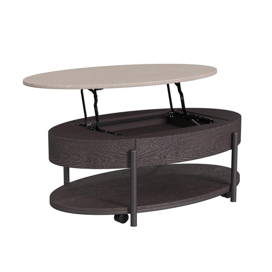 Picket House Furnishings -  Reverie Lift Top Coffee Table in White and Brown - T-10630-5-CT veiw 2