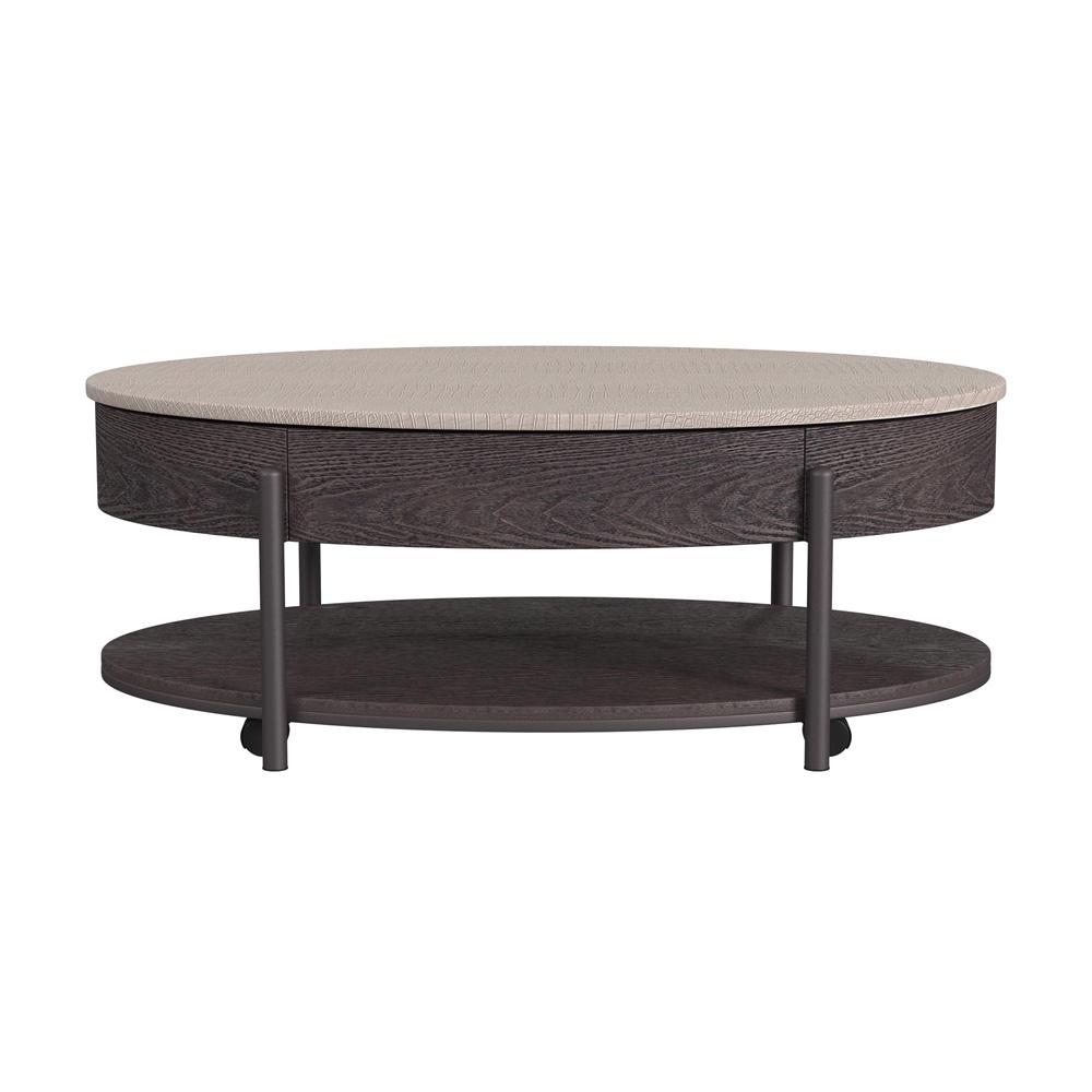 Picket House Furnishings -  Reverie Lift Top Coffee Table in White and Brown - T-10630-5-CT veiw 3