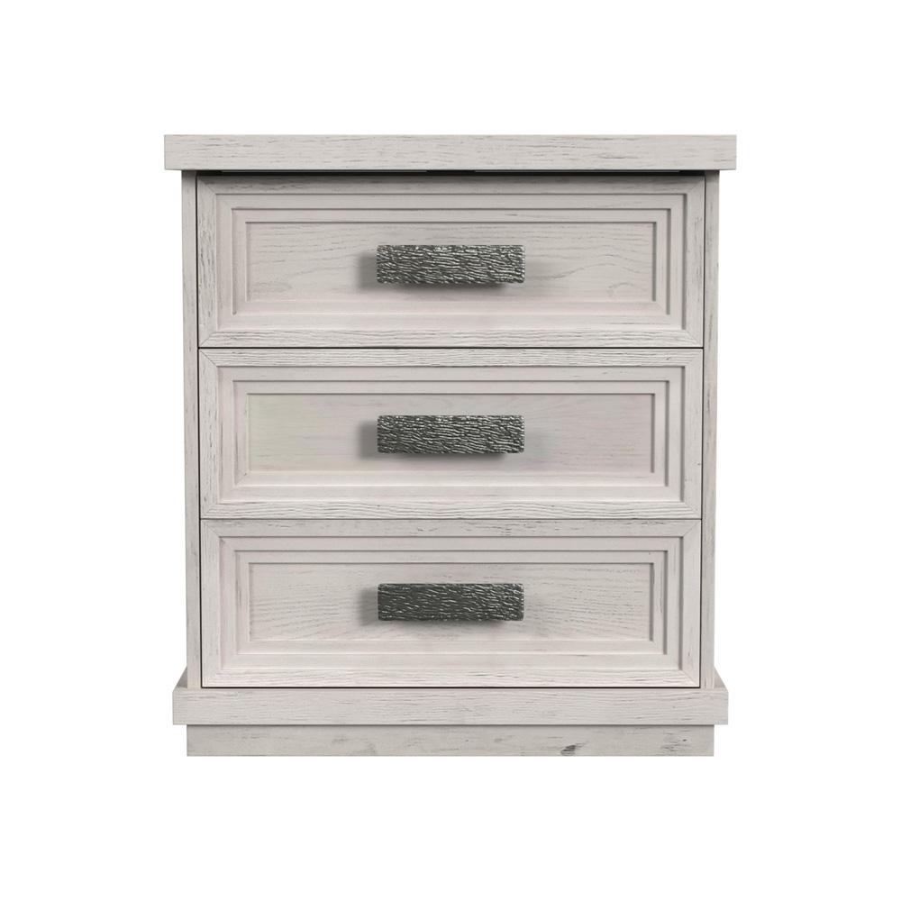Picket House Furnishings - Rhiannon 3-Drawer Nightstand with USB in Antique White - B-11600-7-NS veiw 2
