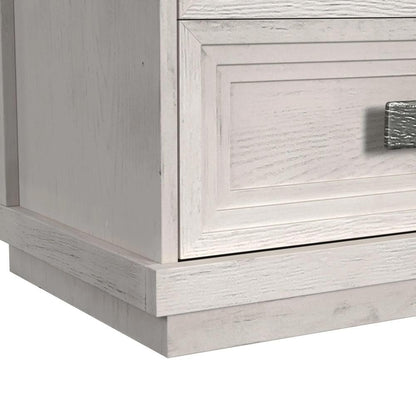 Picket House Furnishings - Rhiannon 3-Drawer Nightstand with USB in Antique White - B-11600-7-NS veiw 4