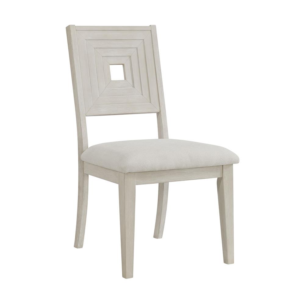 Picket House Furnishings -  Rhiannon 7PC Standard Height Dining Set in Antique White-Table, Four Chairs and Two Arm Chairs - D-11600-7-DTAC-7PC veiw 3