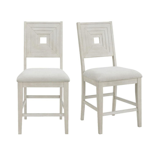 Picket House Furnishings -  Rhiannon Counter Side Chair in Antique White (2 Per Carton) - D-11600-7-CSC veiw 1