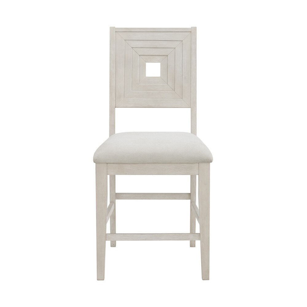 Picket House Furnishings -  Rhiannon Counter Side Chair in Antique White (2 Per Carton) - D-11600-7-CSC veiw 3