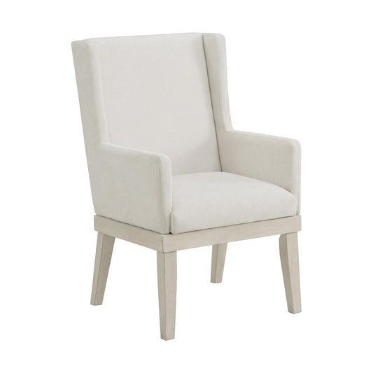 Picket House Furnishings -  Rhiannon Dining Arm Chair in Antique White (2 Per Carton) - D-11600-7-AC veiw 2