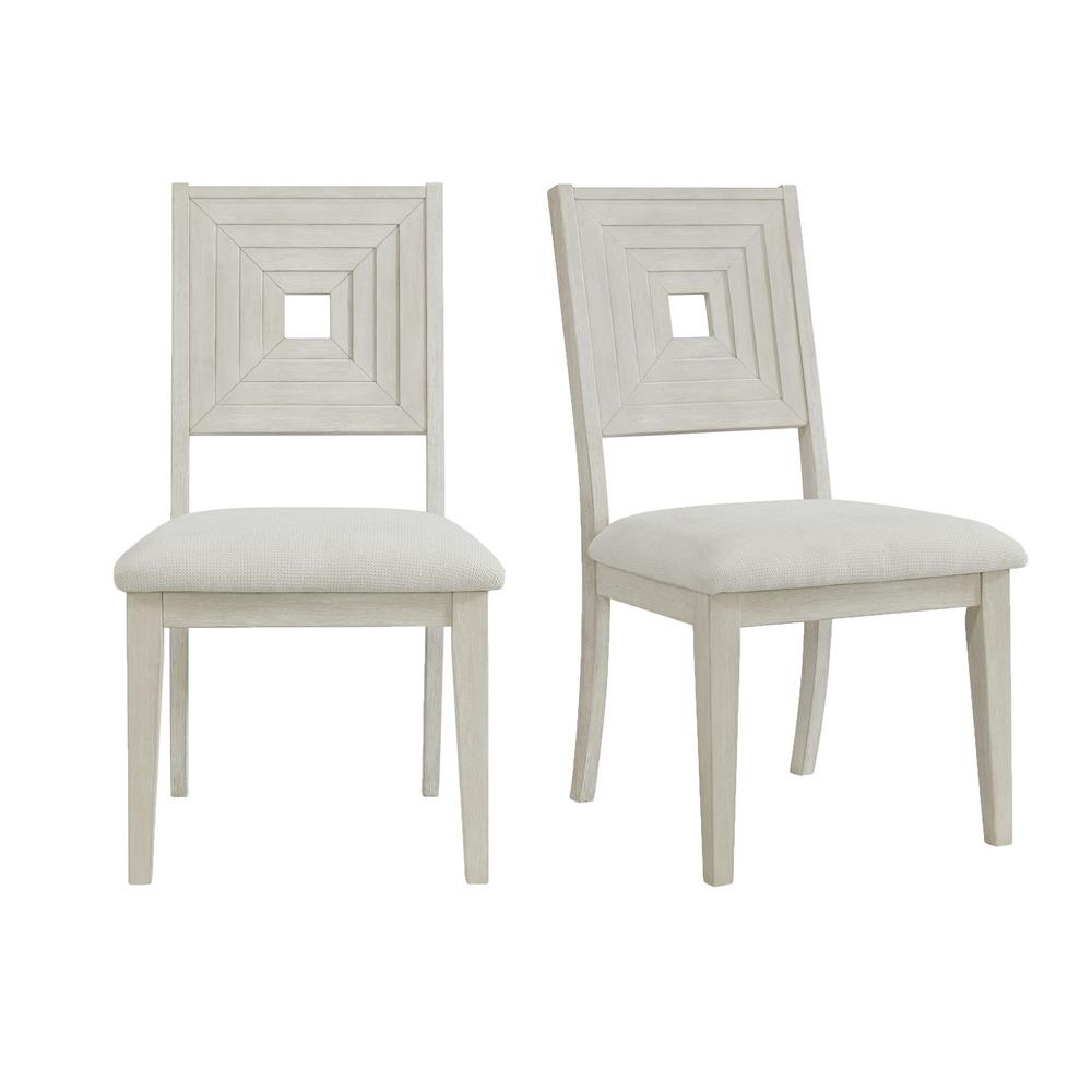 Picket House Furnishings -  Rhiannon Dining Side Chair in Antique White (2 Per Carton) - D-11600-7-SC veiw 1