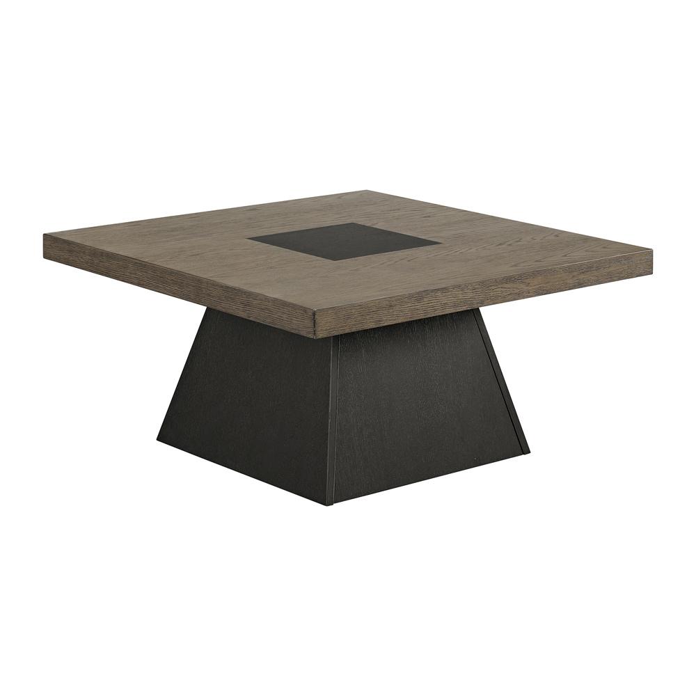 Picket House Furnishings - Rizzo 2PC Occasional Table Set in Grey and Dark Espresso-Coffee Table & End Table - T-7570-5-2PC veiw 3
