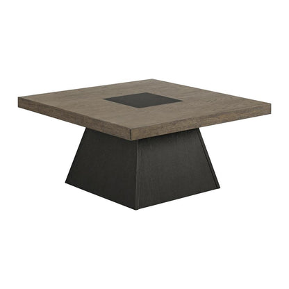 Picket House Furnishings - Rizzo 3PC Occasional Table Set in Grey and Dark Espresso-Coffee Table & Two End Table - T-7570-5-3PC veiw 3