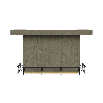 Picket House Furnishings - Rizzo Bar Table with Light in Grey and Dark Espresso - DA-7570-5-BT view 4