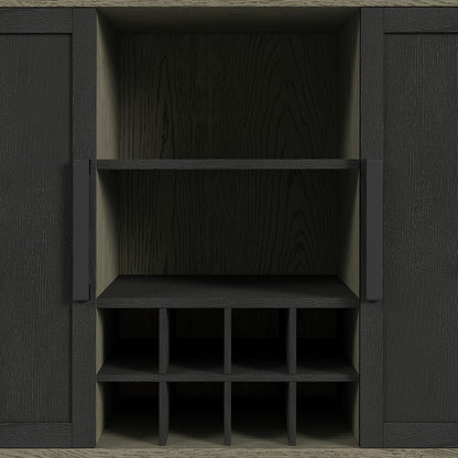 Picket House Furnishings - Rizzo Bar Table with Light in Grey and Dark Espresso - DA-7570-5-BT view 7