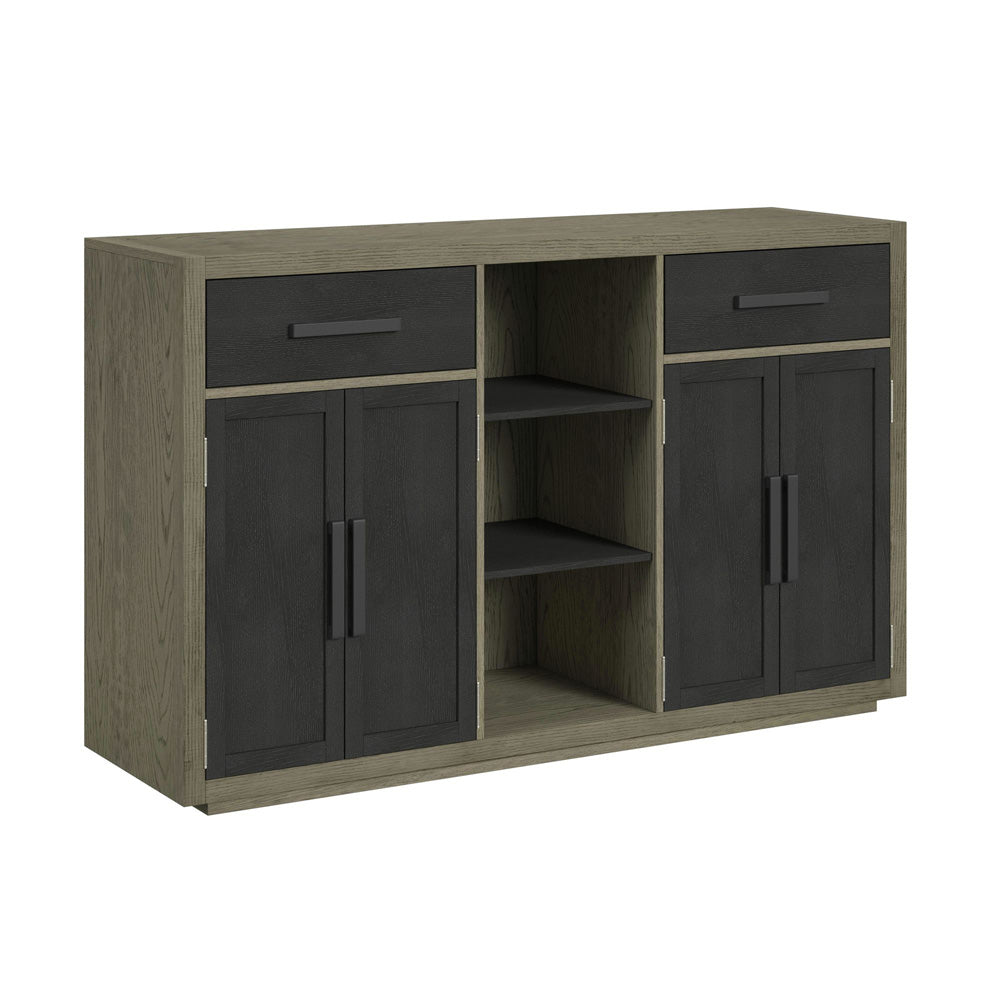 Picket House Furnishings - Rizzo Buffet in Grey and Dark Espresso - DA-7570-5-BF view 1