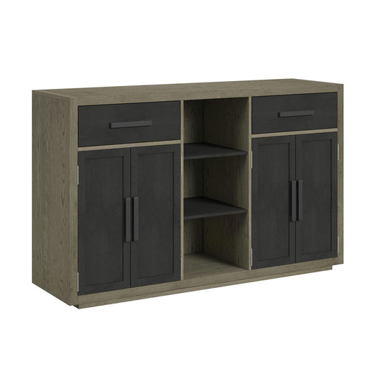 Picket House Furnishings - Rizzo Buffet in Grey and Dark Espresso - DA-7570-5-BF view 1