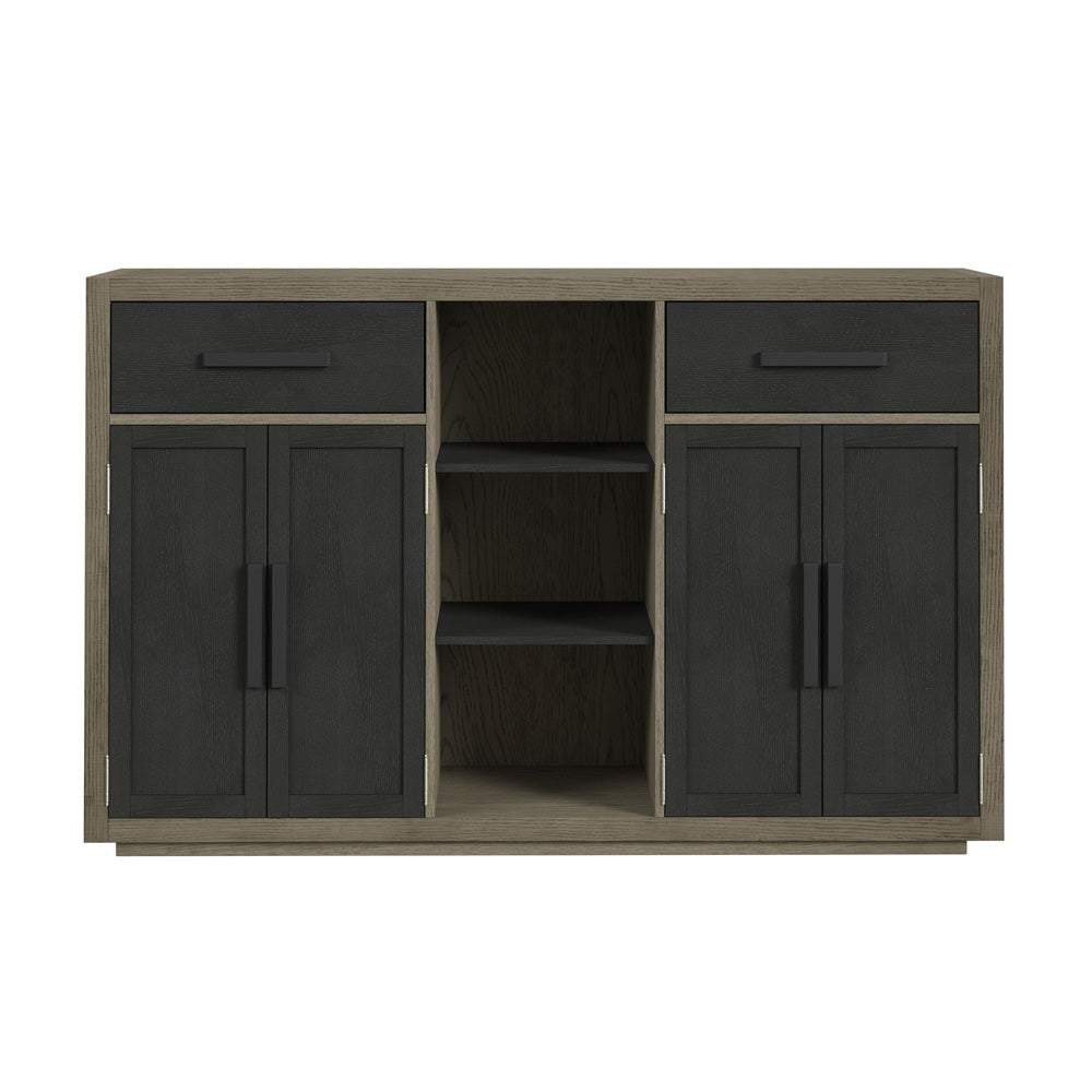 Picket House Furnishings - Rizzo Buffet in Grey and Dark Espresso - DA-7570-5-BF view 2