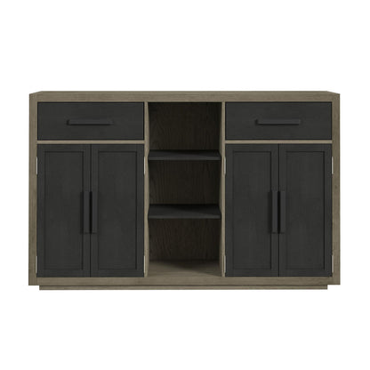 Picket House Furnishings - Rizzo Buffet in Grey and Dark Espresso - DA-7570-5-BF view 2