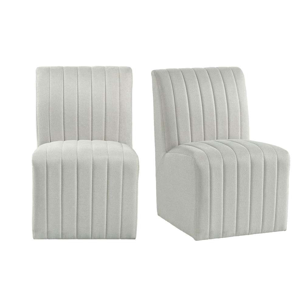 Picket House Furnishings - Rizzo Dining Side Chair in Beige Linen (Set of 2) - D-7570-6-SC veiw 1