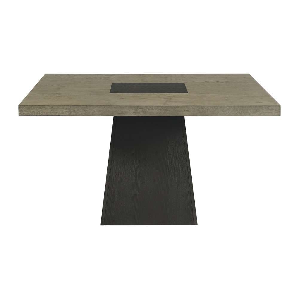 Picket House Furnishings - Rizzo Square Dining Table in Grey and Dark Espresso - D-7570-5-DT veiw 2