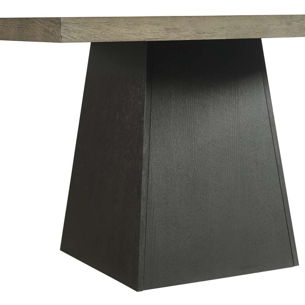 Picket House Furnishings - Rizzo Square Dining Table in Grey and Dark Espresso - D-7570-5-DT veiw 4