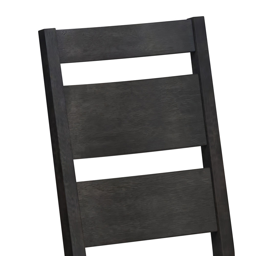 Picket House Furnishings - Rizzo Wood Back Dining Side Chair with Beige Linen in Dark Espresso (Set of 2) - D-7570-5-SC3 view 5