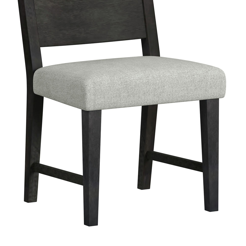 Picket House Furnishings - Rizzo Wood Back Dining Side Chair with Beige Linen in Dark Espresso (Set of 2) - D-7570-5-SC3 view 6