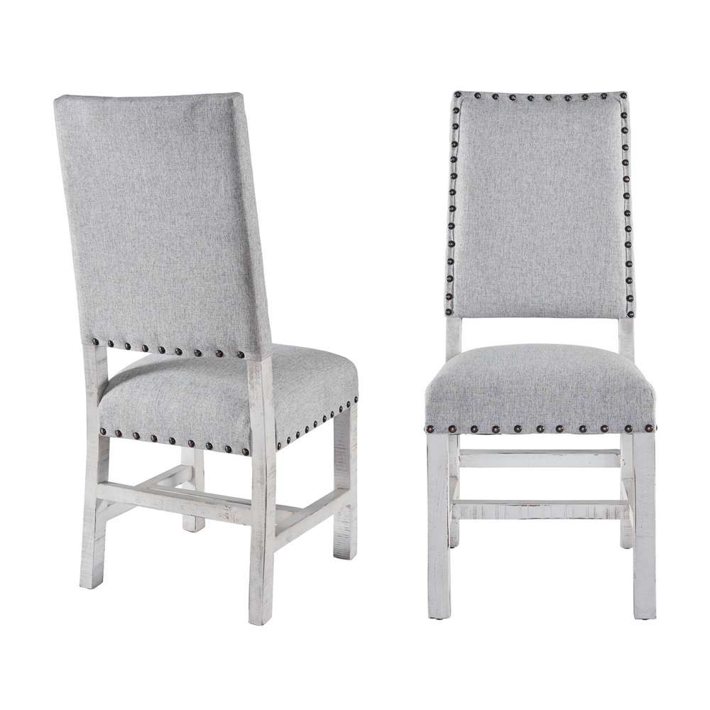 Picket House Furnishings - Robertson White Fabric Back Side Chair (Set of 2) - MDCD700FSC veiw 1