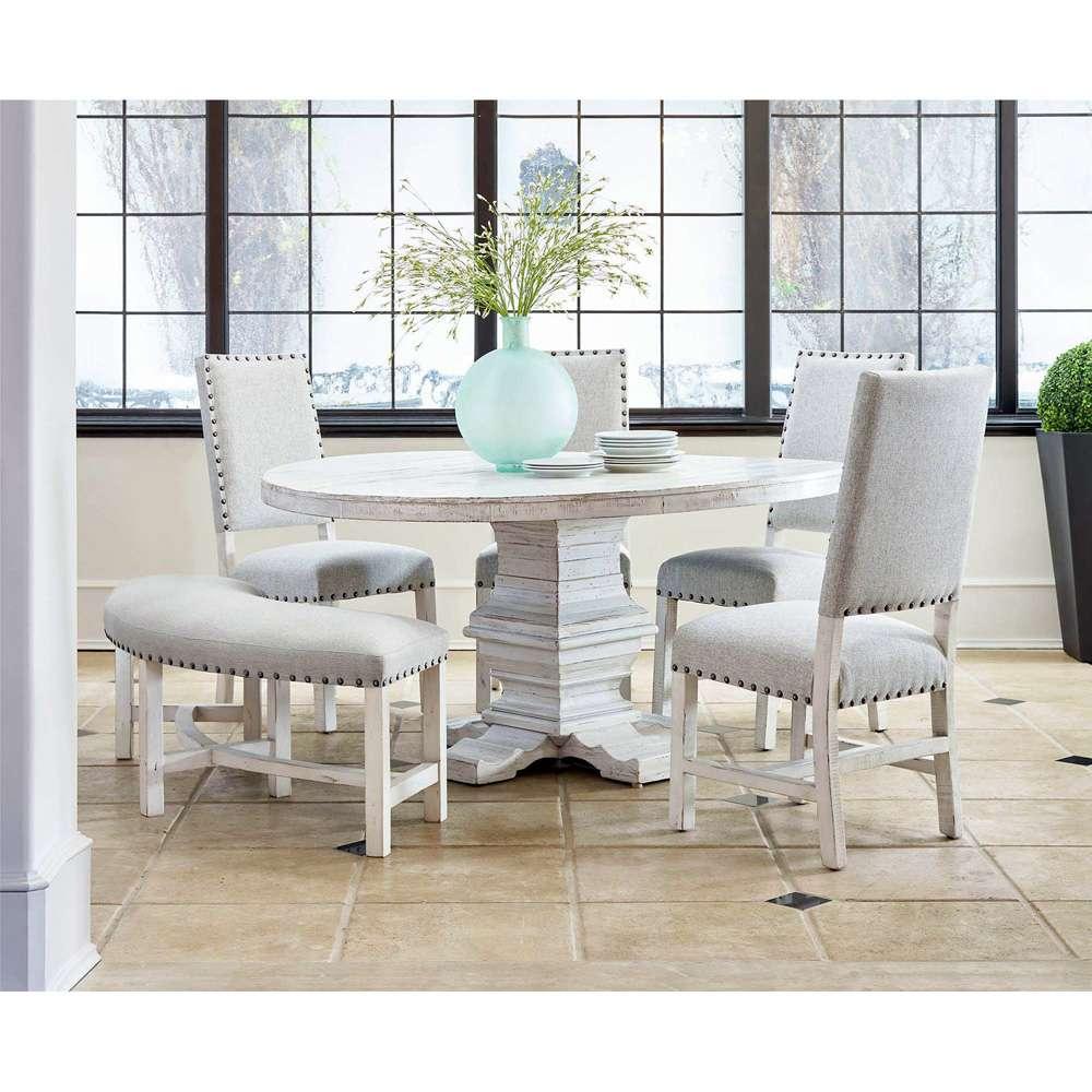 Picket House Furnishings - Robertson White Fabric Back Side Chair (Set of 2) - MDCD700FSC veiw 2