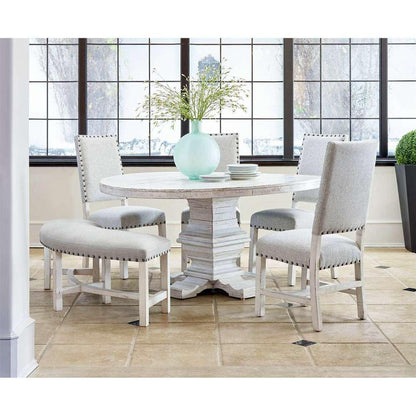 Picket House Furnishings - Robertson White Fabric Back Side Chair (Set of 2) - MDCD700FSC veiw 2