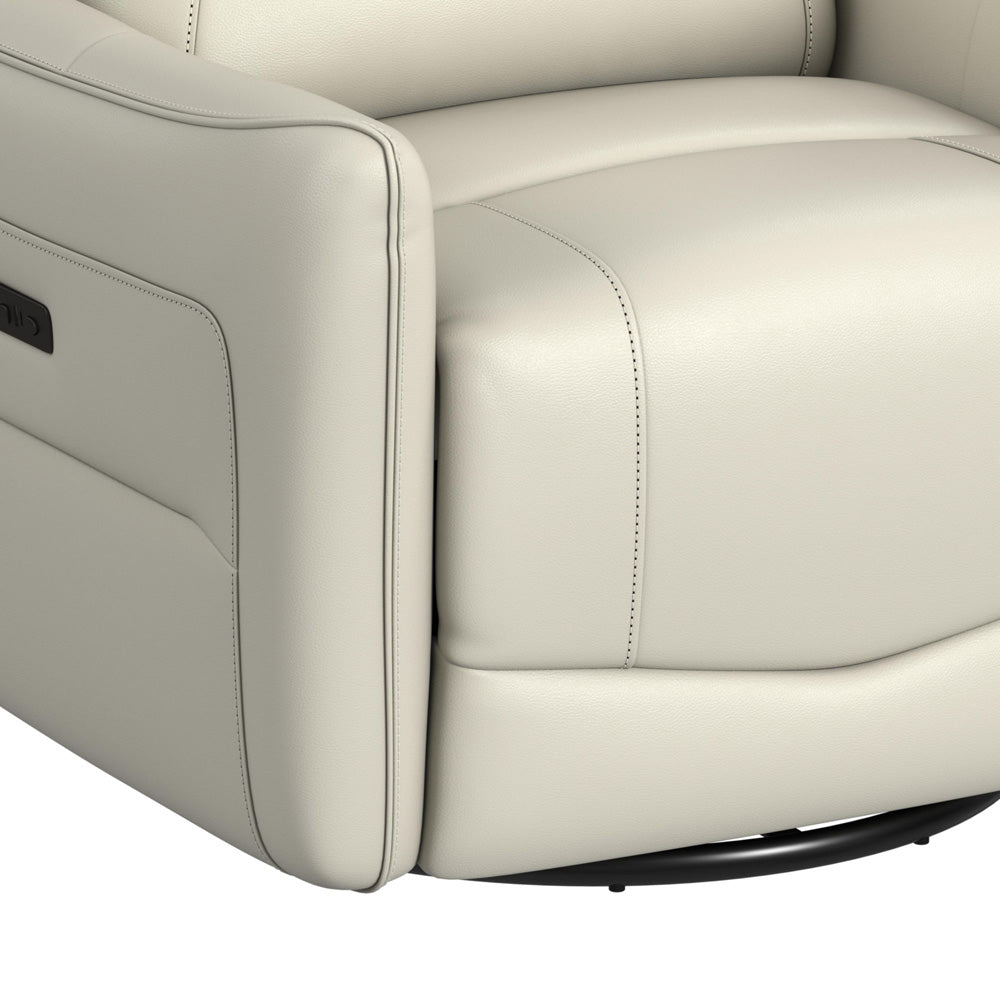 Picket House Furnishings - Rodger P1 Recliner with Glider and Swivel in Del Mar Cream - U-19070-4614-107P view 7