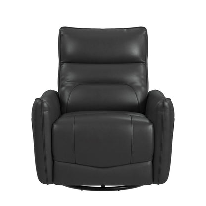 Picket House Furnishings - Rodger P1 Recliner with Glider and Swivel in Del Mar Grey - U-19070-4617-107P view 2