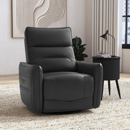 Picket House Furnishings - Rodger P1 Recliner with Glider and Swivel in Del Mar Grey - U-19070-4617-107P view 3